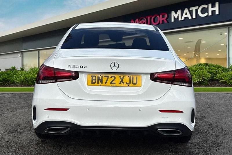 Used Mercedes A200 AMG line 150 HP (110 kW) 2023 White Sedan