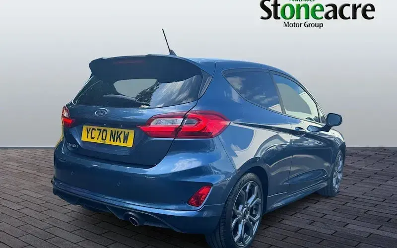 Used Ford Fiesta ST-Line 95 HP (69 kW) 2020 Blue Hatchback