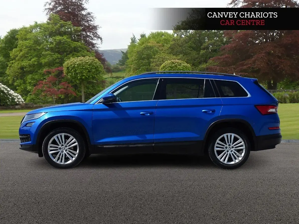 Second-hand Skoda Kodiaq SE L 150 CP (110 kW) 2020 Albastru SUV