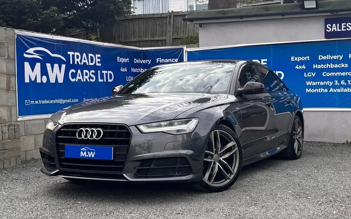 Used Audi A6 Black Edition 190 HP (139 kW) 2017 Grey Sedan