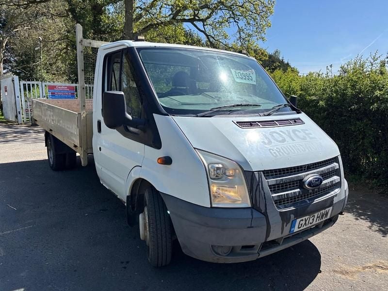 Used Ford Transit 125 HP (91 kW) 2013 White Cabriolet