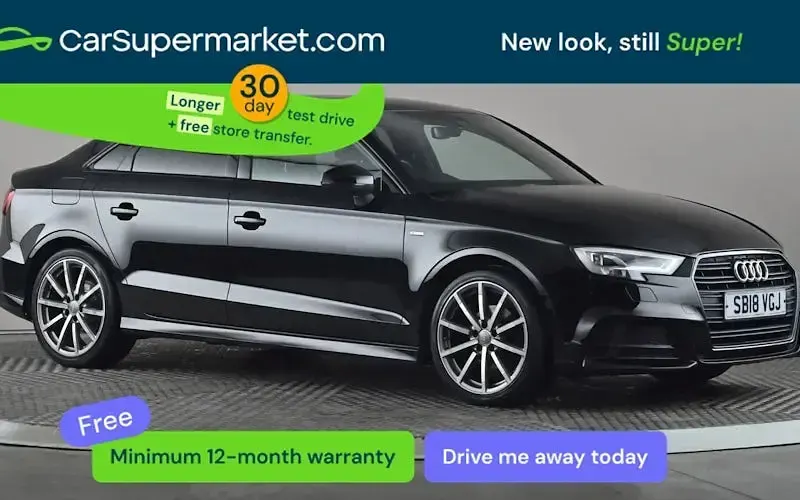 Begagnad Audi A3 Black Edition 150 HK (110 kW) 2018 Sedan