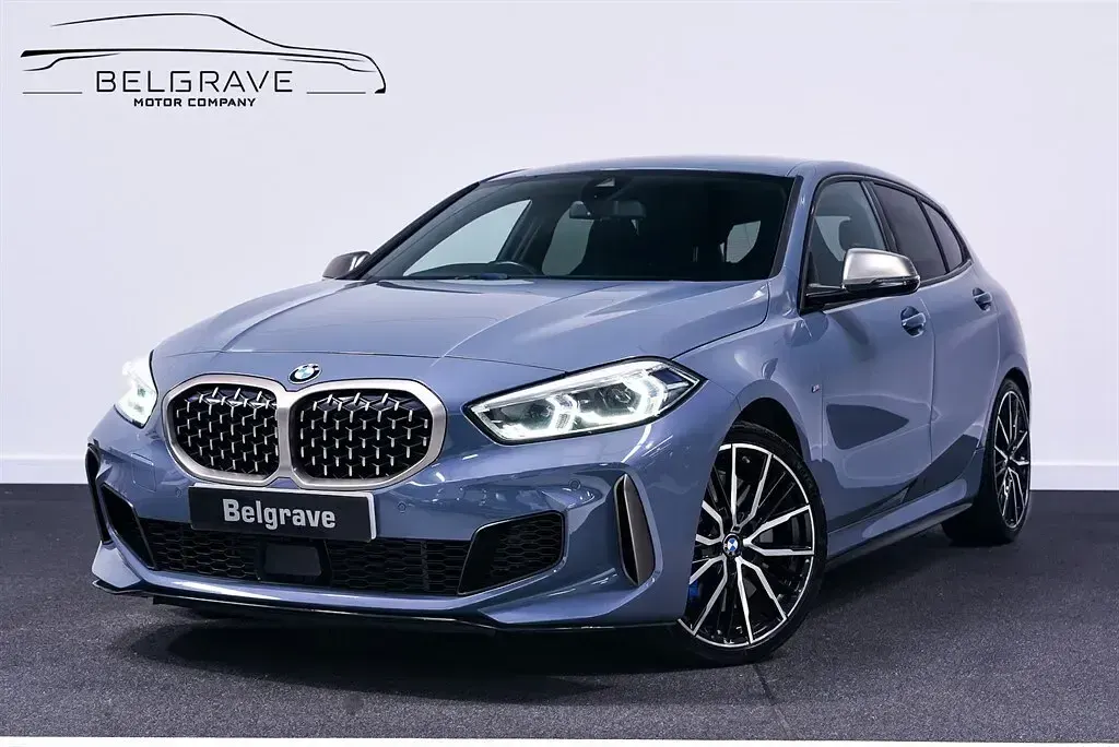 Used BMW M135 Comfort Edition 306 HP (225 kW) 2021 Grey Hatchback