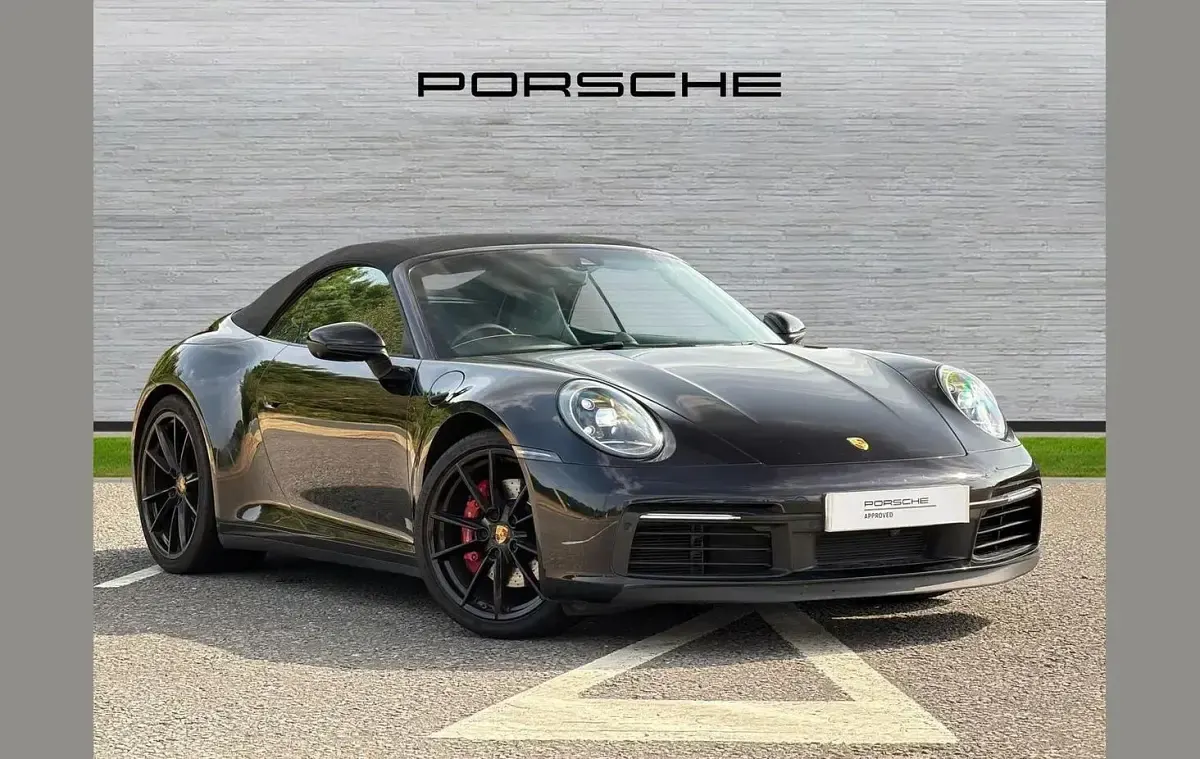 Used Porsche 911S 444 HP (326 kW) 2019 Black Cabriolet
