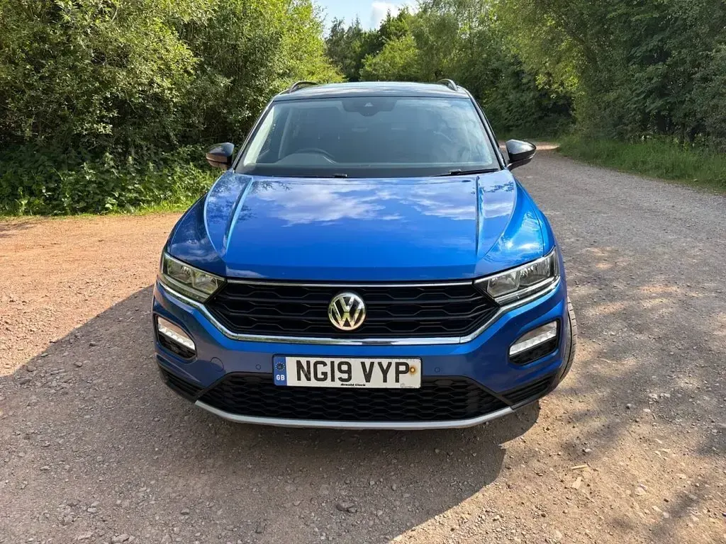 Used VW T-Roc Design 115 HP (84 kW) 2019 Blue SUV