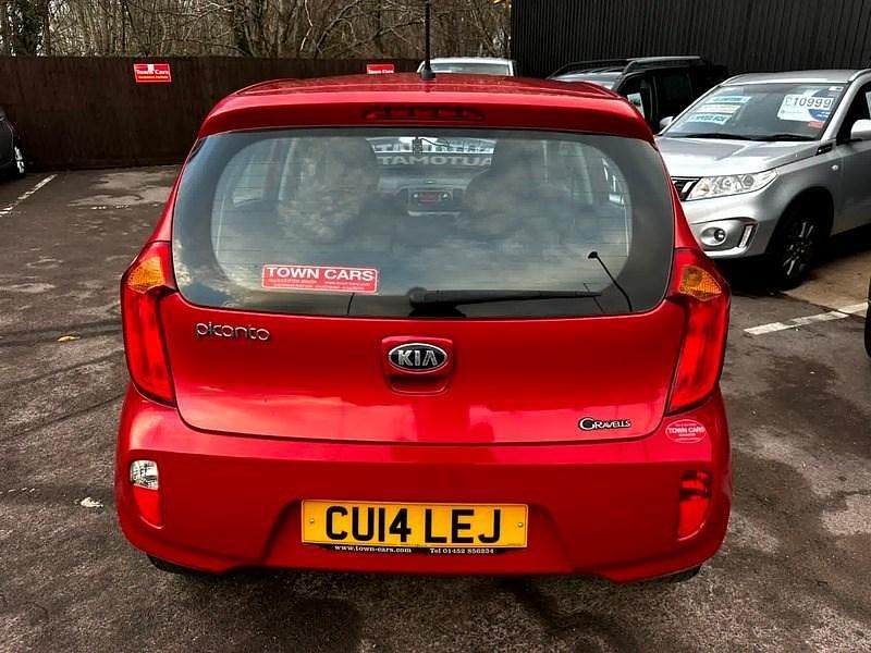 Used Kia Picanto 84 HP (61 kW) 2014 Red Hatchback