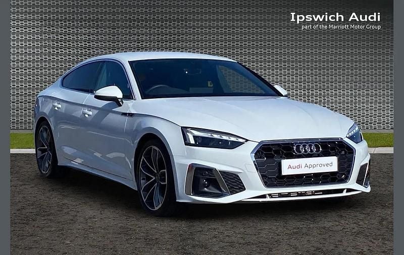 White Used 2024 Audi A5 Sportback S-Line Hatchback | £30,213 (Fair price) - Image 1/4
