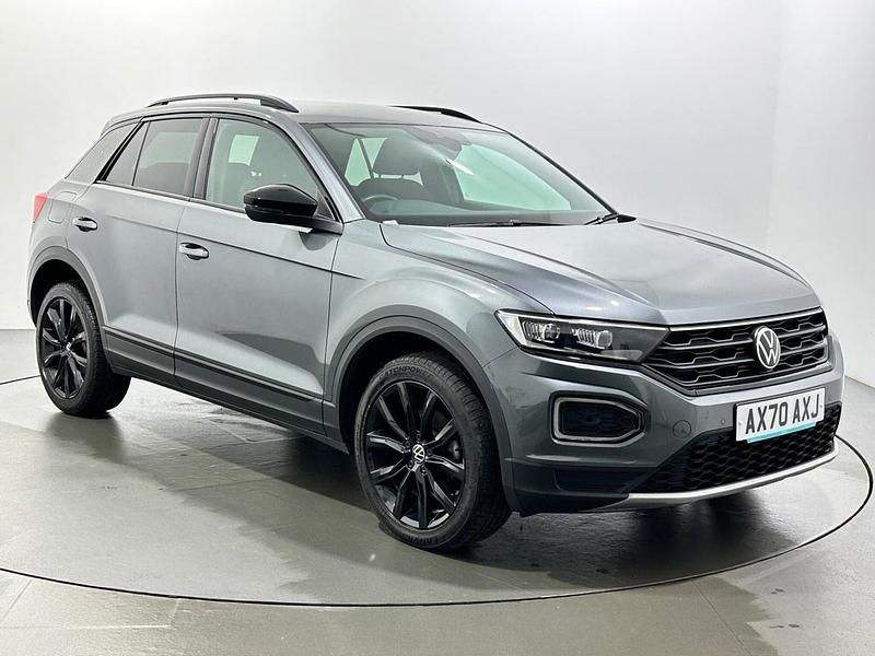 Used VW T-Roc Black Edition 110 HP (80 kW) 2021 Grey SUV