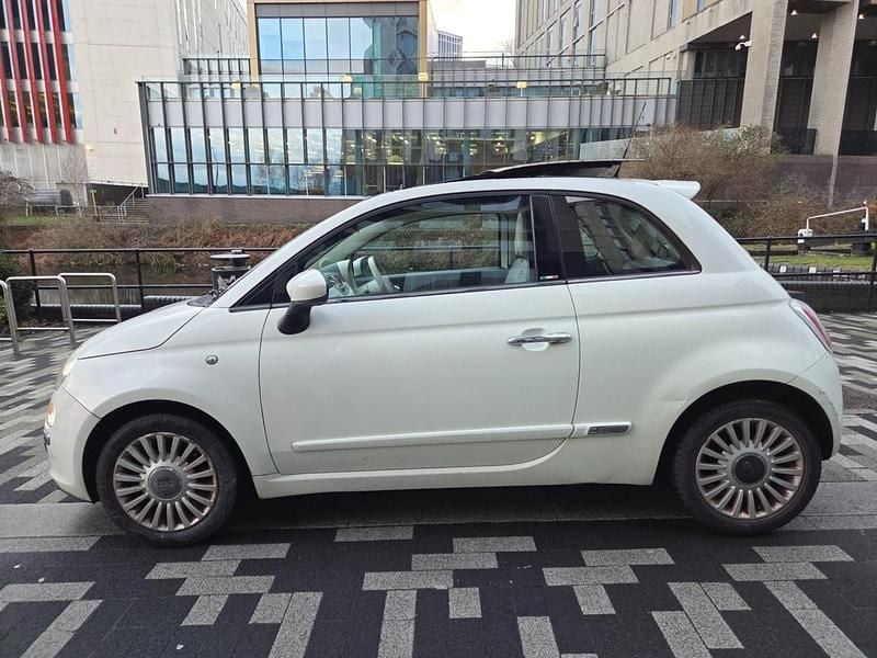 Used Fiat 500 Lounge 2008 White Hatchback