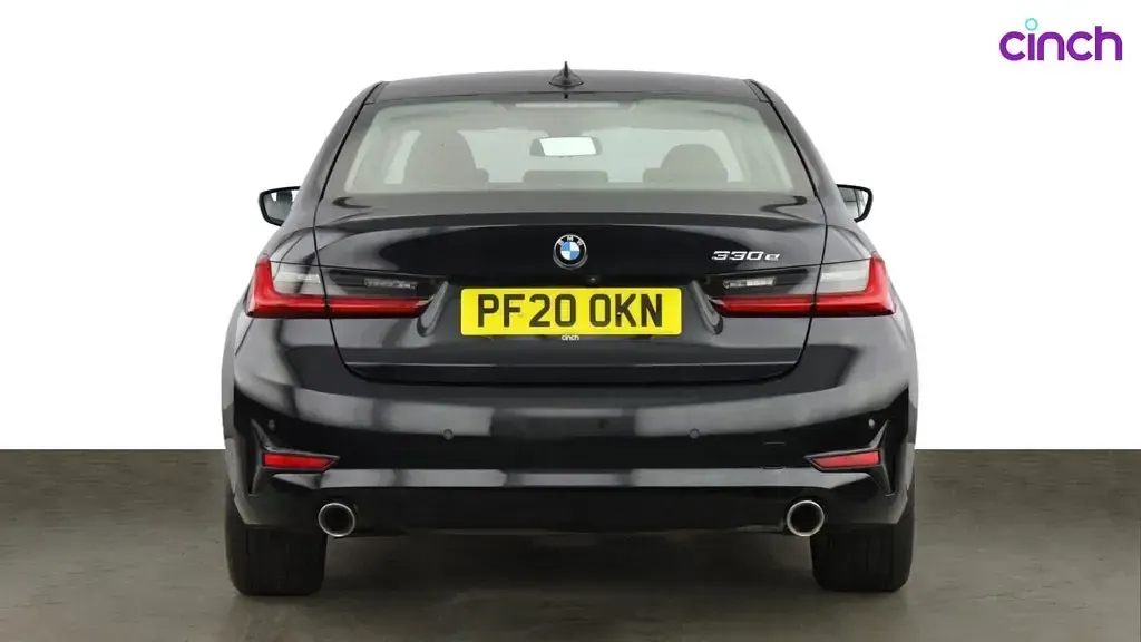 Used BMW 330e 2020 Black Sedan