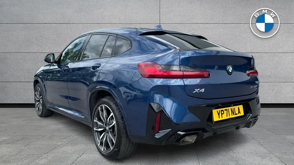 Used BMW X4 M Sport 187 HP (137 kW) 2021 Blue SUV