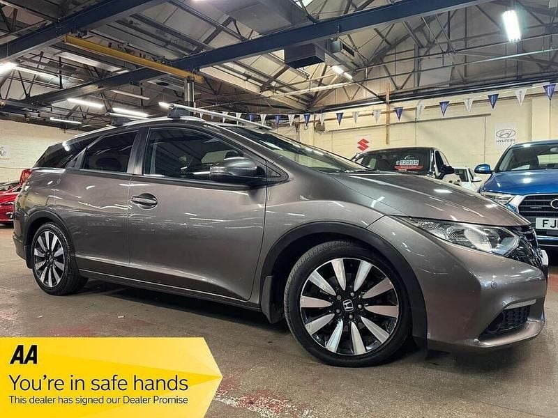 Begagnad Honda Civic SR 2015 Brun Kombi