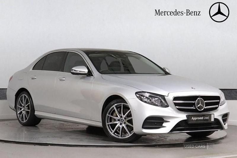 Silver Used 2020 Mercedes E450 AMG line Sedan | £25,995 - Image 1/1