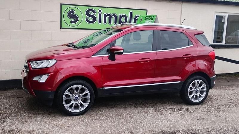 Used Ford Ecosport Titanium 125 HP (91 kW) 2018 Red SUV