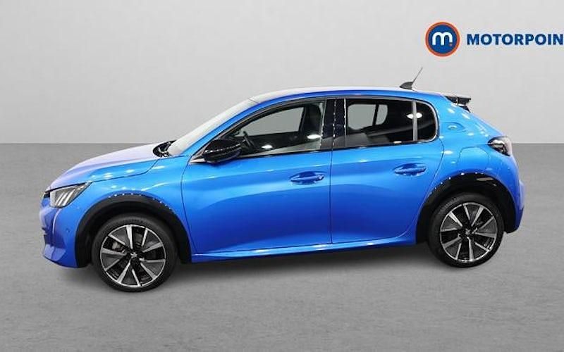 Used Peugeot e-208 Premium 100 kW (136 HP) 2022 Blue Hatchback
