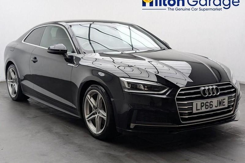 Black Used 2017 Audi A5 S-Line Coupe | £13,450 (Fair price) - Image 1/1