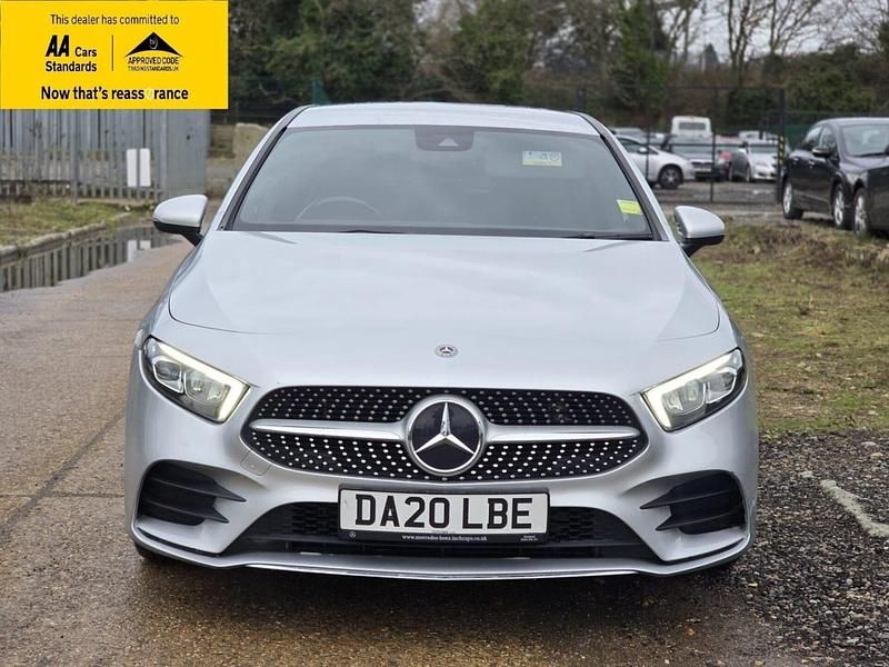 Used Mercedes A200 AMG line 163 HP (119 kW) 2020 Silver Hatchback