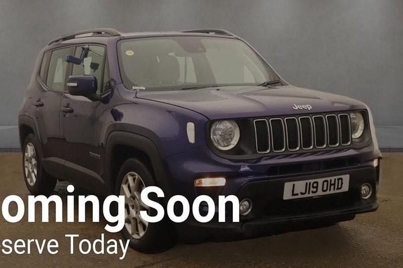 Blue Used 2019 Jeep Renegade Longitude SUV | £9,995 (Good price) - Image 1/1