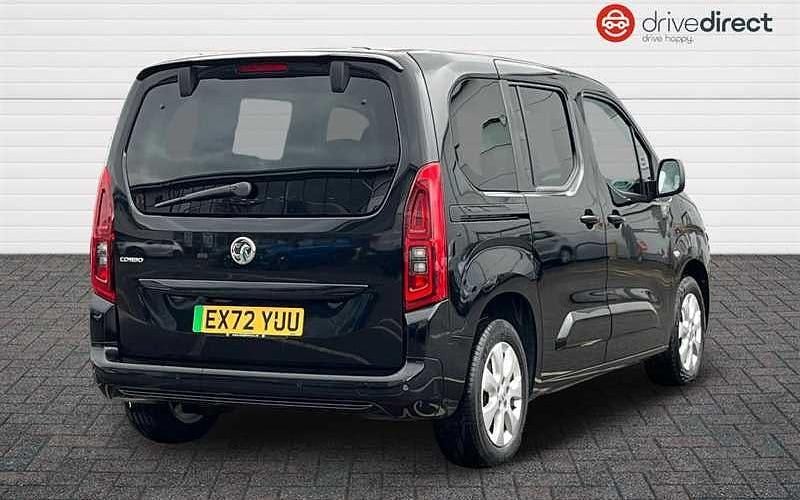 Used Vauxhall Combo 100 kW (136 HP) 2022 Black MPV