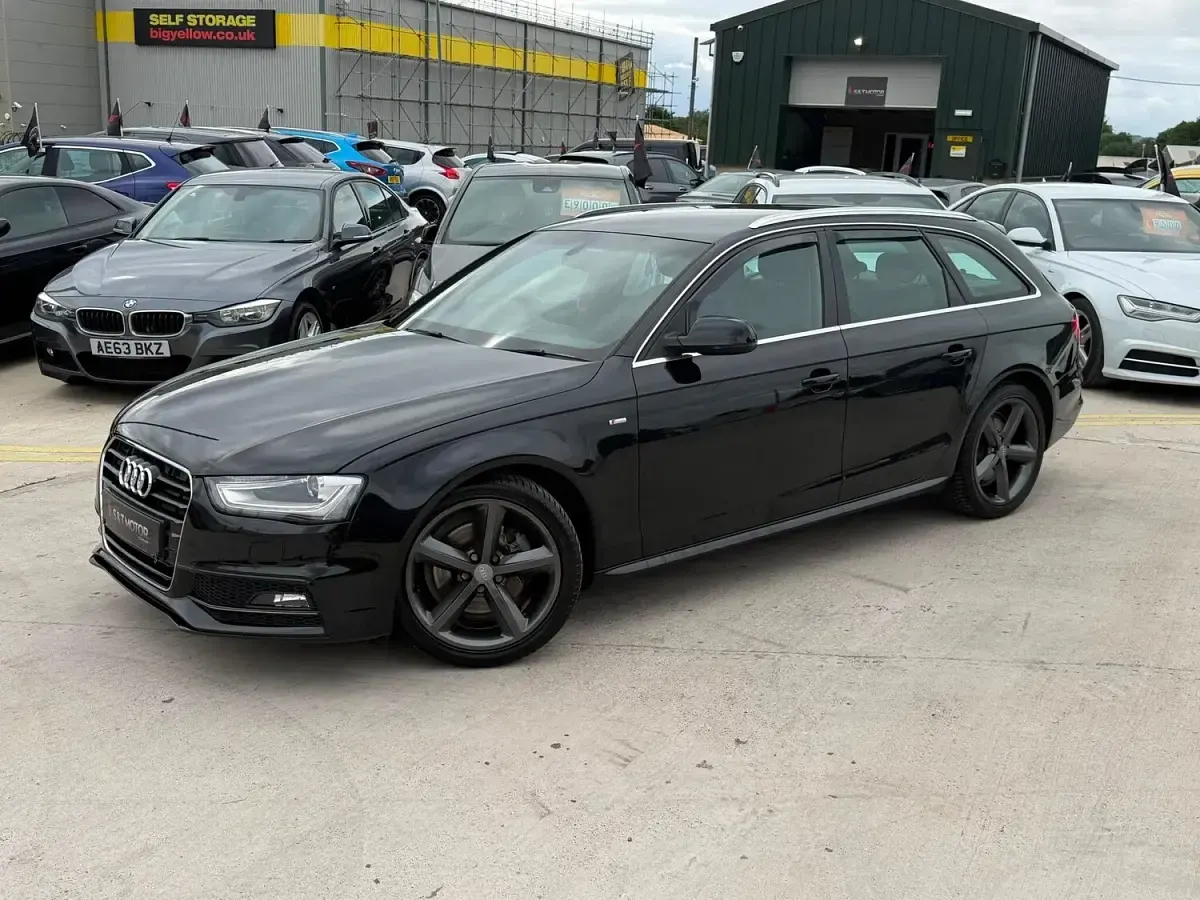 Used Audi A4 S-Line 143 HP (105 kW) 2013 Black Estate