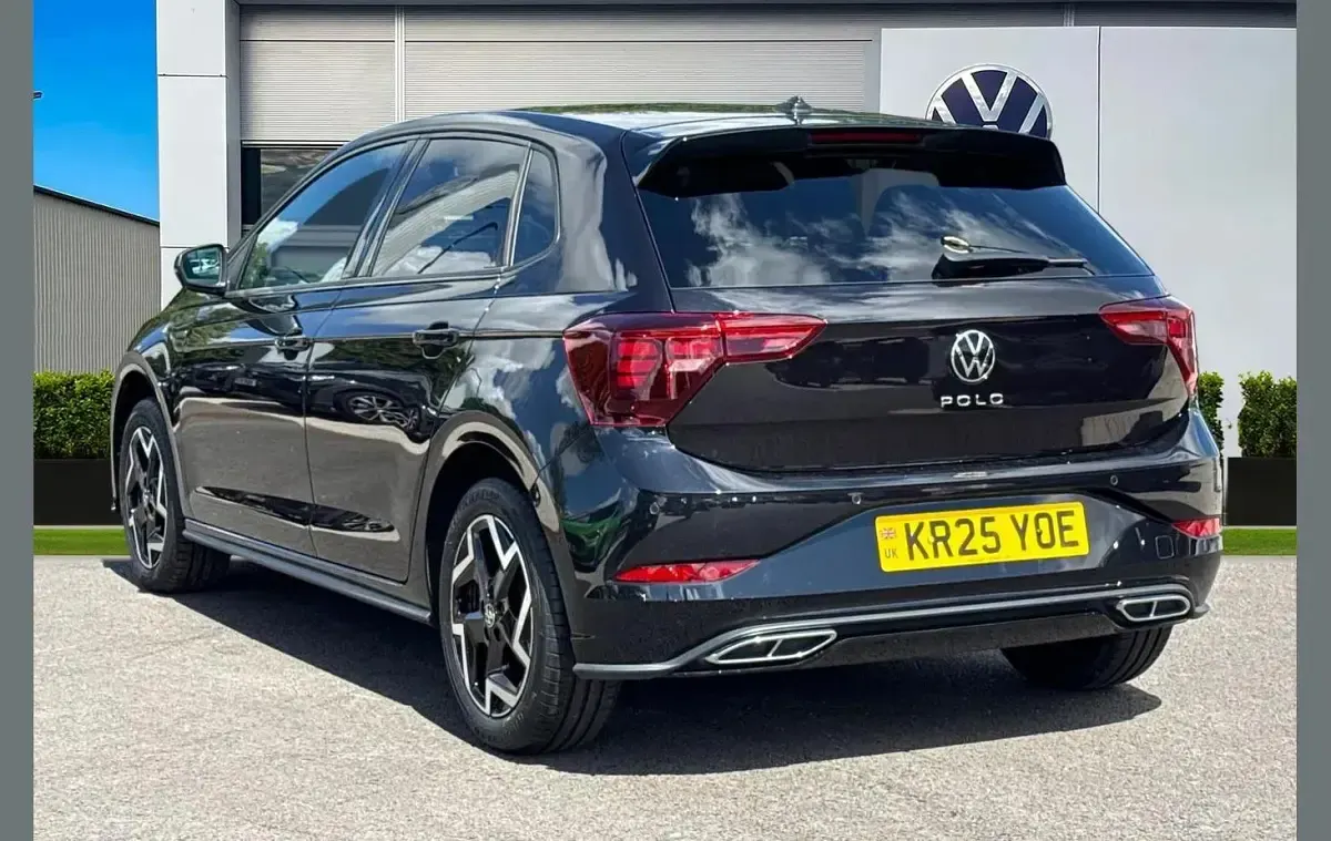 Used VW Polo R-line 115 HP (84 kW) 2025 Black Hatchback