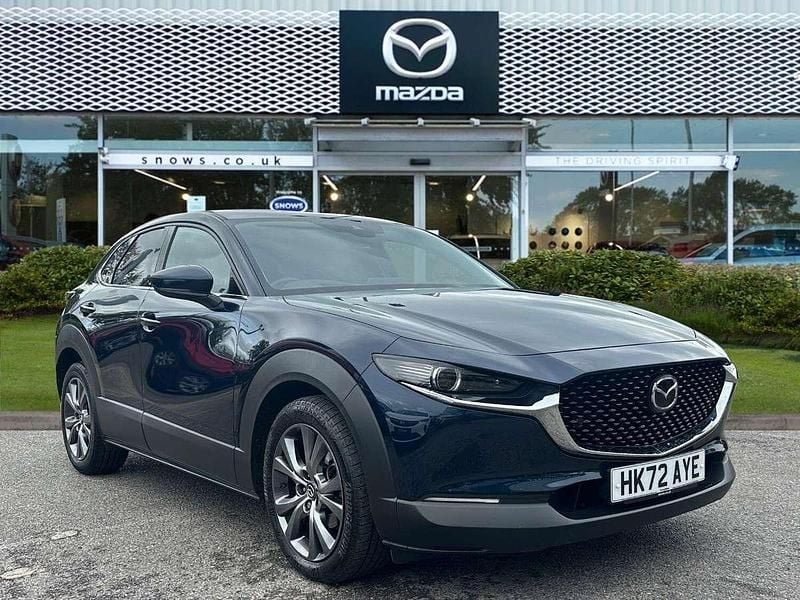 Deep blue Used 2022 Mazda CX-30 Inclusive SUV | £19,455 (Fair price) - Image 1/4