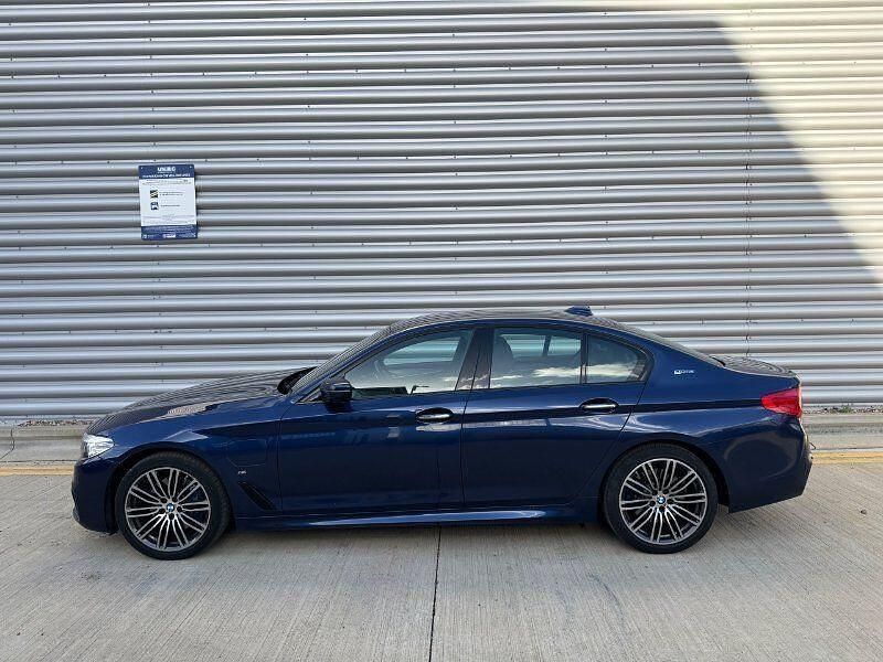 Used BMW 530e M Sport 252 HP (185 kW) 2018 Blue Sedan
