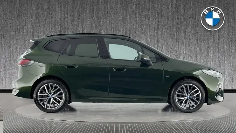 Used BMW 225 Active Tourer M Sport 242 HP (177 kW) 2023 Green MPV