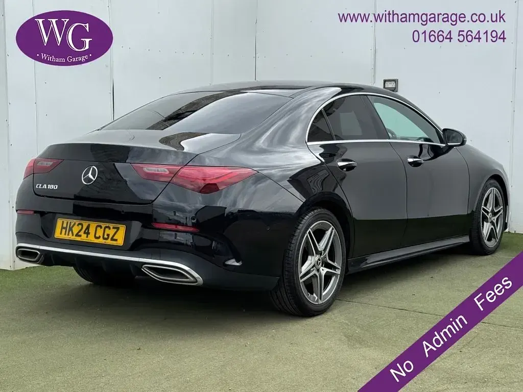 Used Mercedes CLA180 Executive 136 HP (100 kW) 2024 Black Coupe