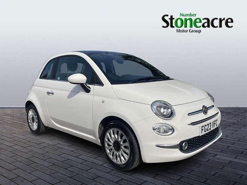 White Used 2023 Fiat 500 Hatchback | £10,995 (Fair price) - Image 1/2