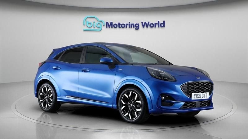 Blue Used 2021 Ford Puma ST-Line X Hatchback | £14,600 (Fair price) - Image 1/4