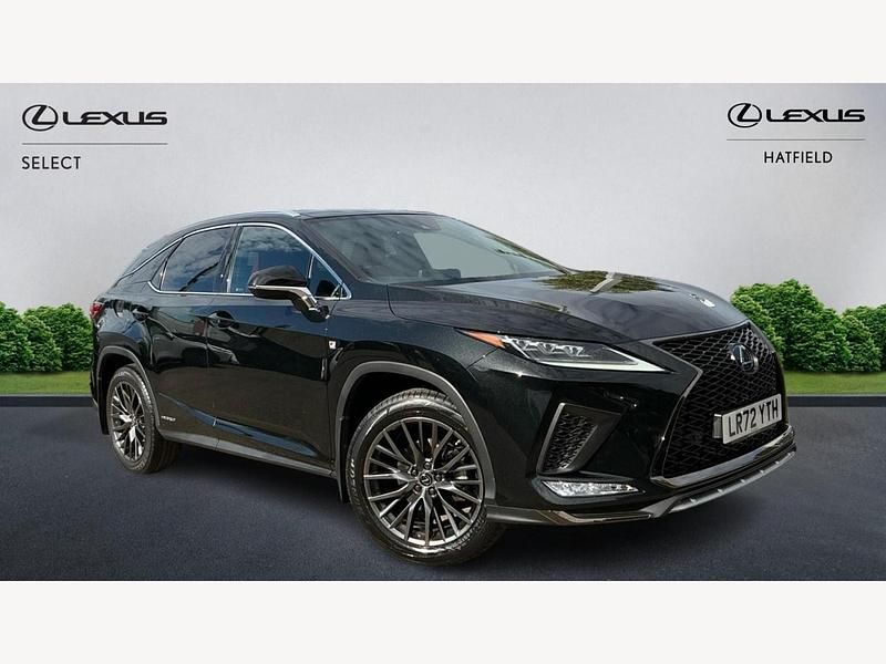 Black Used 2022 Lexus RX450h Sport Line SUV | £37,250 (Fair price) - Image 1/3