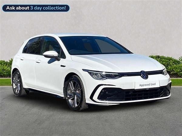 White Used 2023 VW Golf VIII R-line Hatchback | £21,633 (Fair price) - Image 1/4