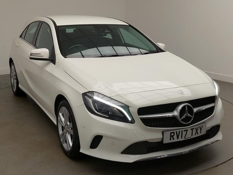 White Used 2017 Mercedes A180 Premium Hatchback | £10,498 (Good price) - Image 1/4