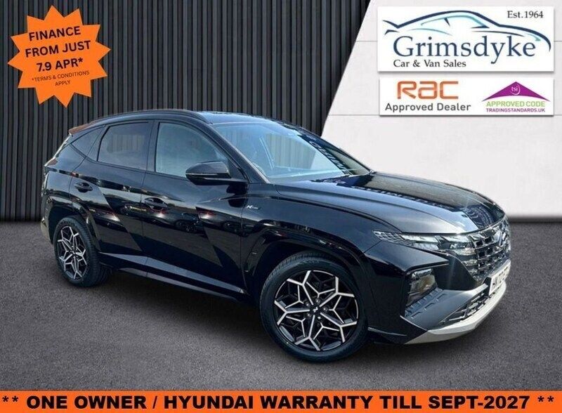 Black Used 2022 Hyundai Tucson N Line SUV | £22,490 (Fair price) - Image 1/3