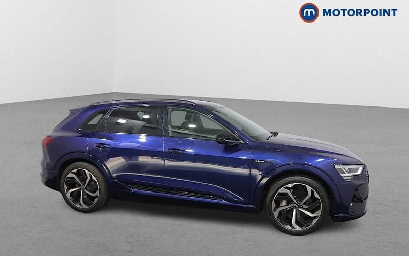 Blue Used 2022 Audi e-tron Black Edition SUV | £24,999 (Good price) - Image 1/4