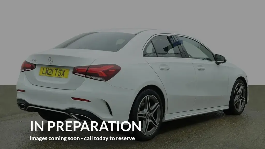 Used Mercedes A220 AMG line 190 HP (139 kW) 2020 White Sedan