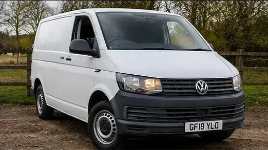 Used VW T6 Startline 102 HP (75 kW) 2018 White Van
