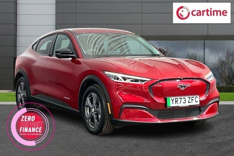 Red Used 2023 Ford Mustang Mach-E Standard Range SUV | £24,555 (Good price) - Image 1/3