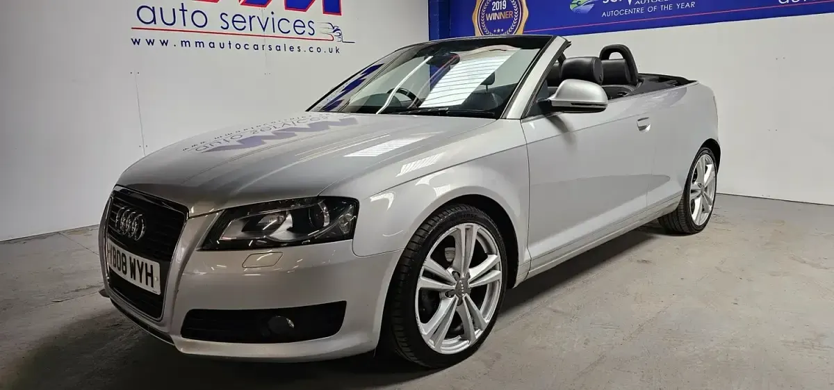 Used Audi A3 Cabriolet Sport 160 HP (117 kW) 2008 Silver Cabriolet