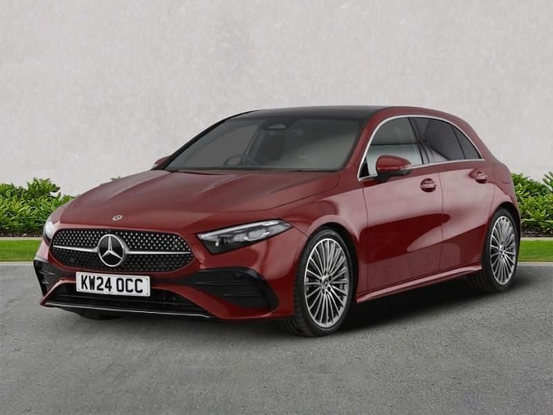 Red Used 2024 Mercedes A180 AMG Line Premium Plus Hatchback | £27,799 - Image 1/4