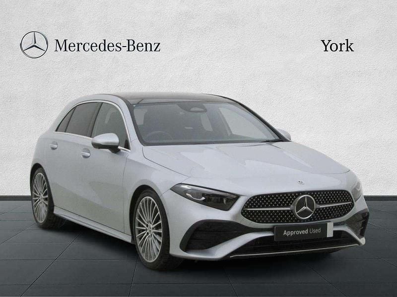 Silver Used 2024 Mercedes A180 AMG Line Premium Plus Hatchback | £25,595 (A bit pricey) - Image 1/4