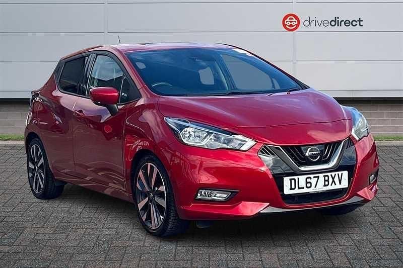 Used Nissan Micra Tekna 2017 Red Hatchback