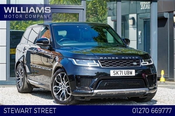Black Used 2021 Land Rover Range Rover Sport HSE SUV | £44,388 - Image 1/1