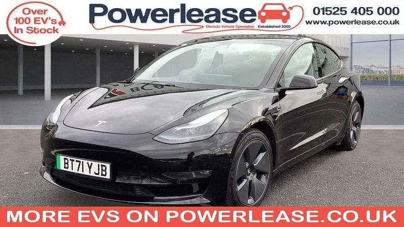 Black Used 2021 Tesla Model 3 Sedan | £19,944 (Good price) - Image 1/4