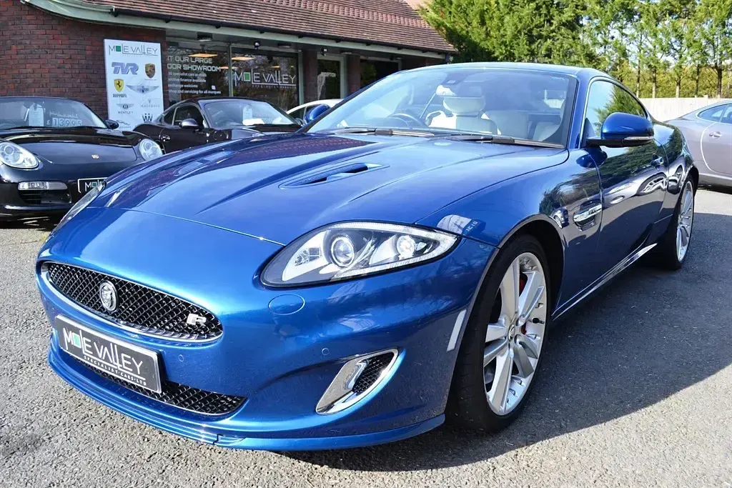 Used Jaguar XKR Supercharged 510 HP (375 kW) 2012 Kynate blue Coupe