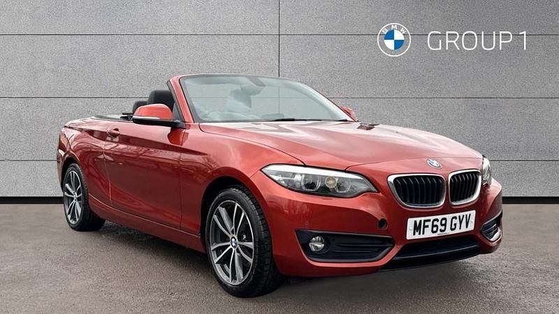 Used BMW 220 Sport Line 184 HP (135 kW) 2019 Orange Cabriolet