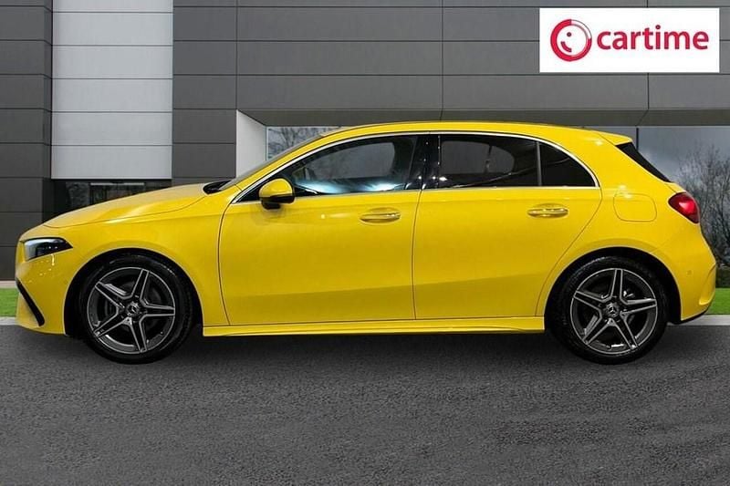 Used Mercedes A200 AMG Line Premium 163 HP (119 kW) 2023 Yellow Hatchback