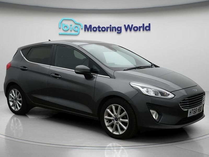 Grey Used 2018 Ford Fiesta Titanium Hatchback | £9,332 (Fair price) - Image 1/4
