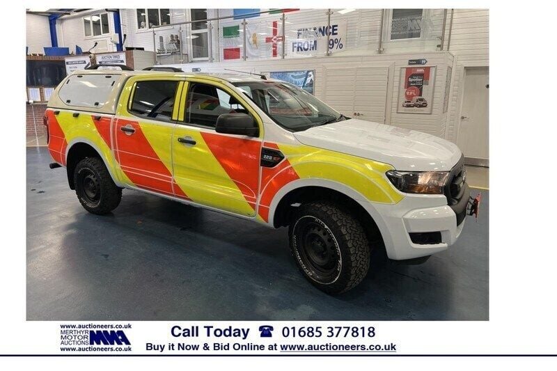 White Used 2017 Ford Ranger XL Pickup | £6,760 (Fair price) - Image 1/4